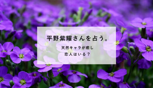 平野紫耀さんを占います。